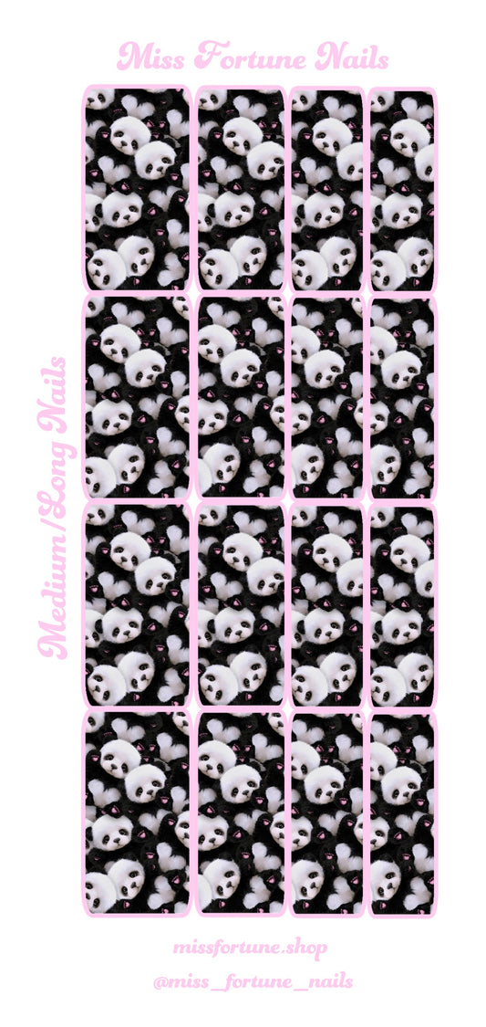 Panda Obssesed Decals ♡