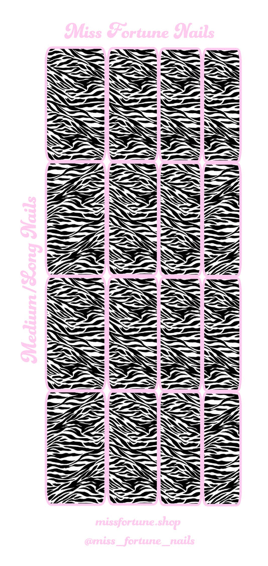 Zebra Print Decals ♡